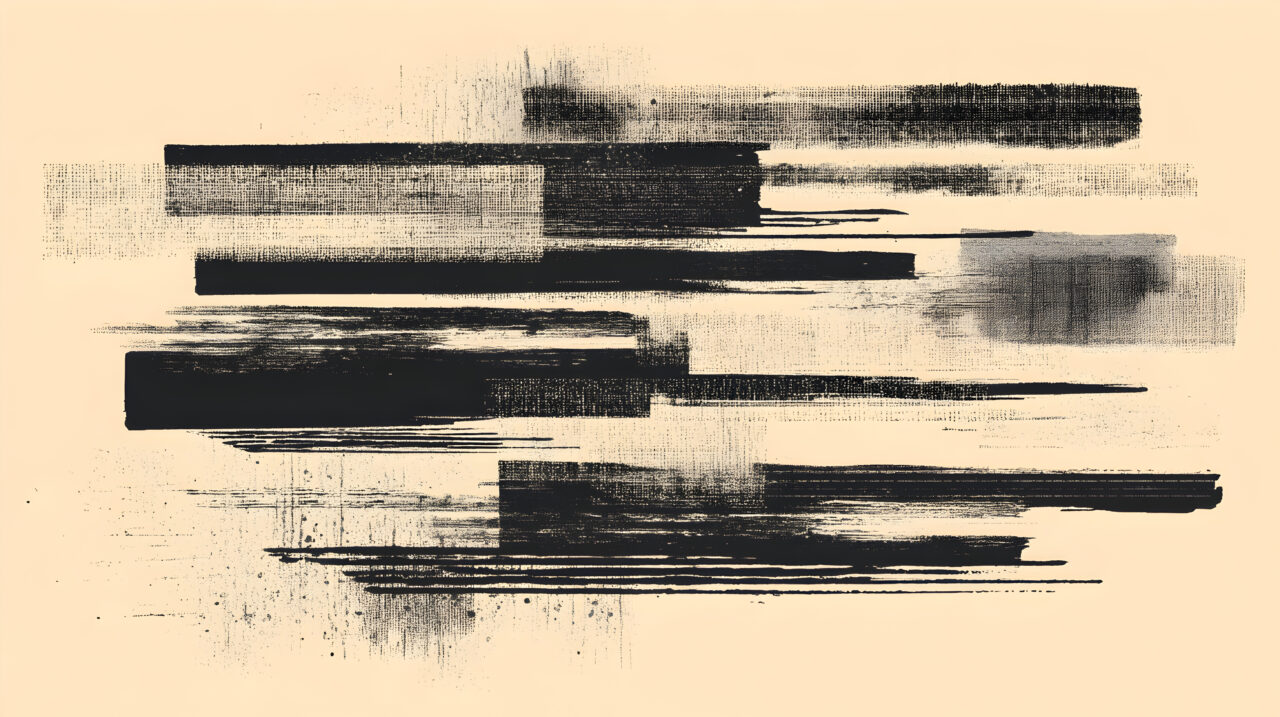 A heavily redacted document, marked by thick black lines obscuring most of its content, representing the deliberate obscuration of knowledge and truth. Obscure. Illustration