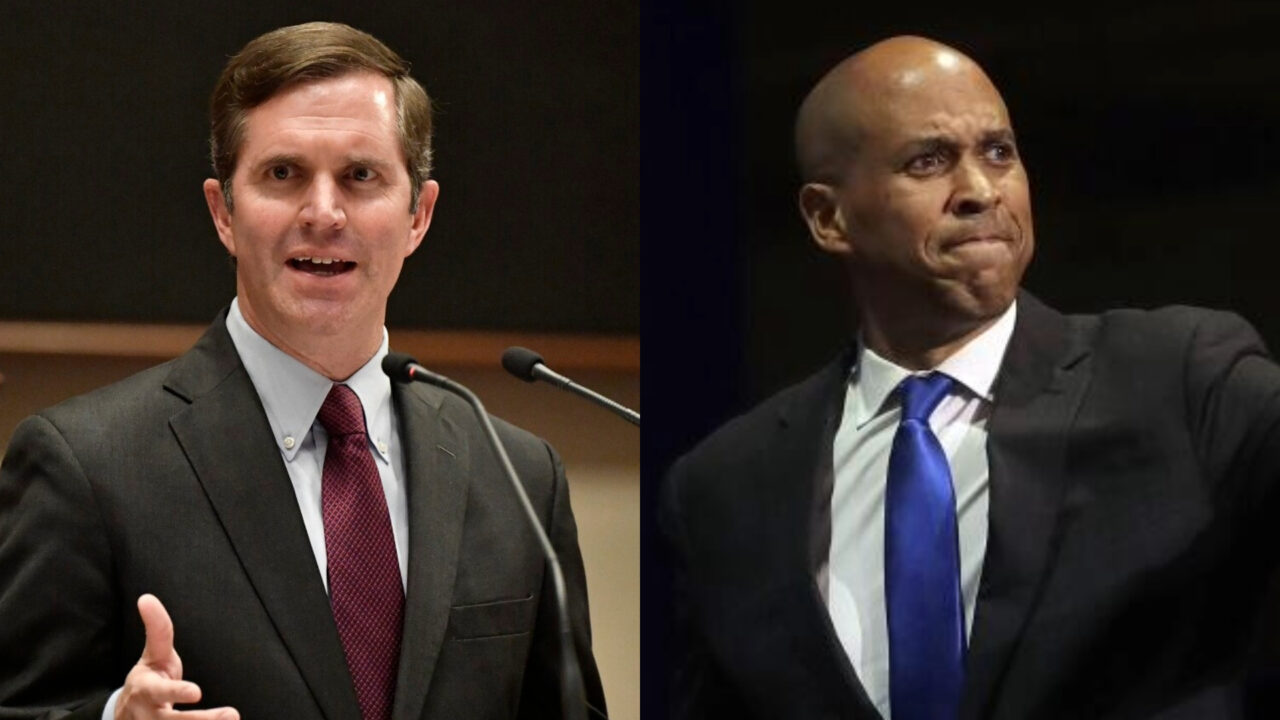 Andy Beshear Cory Booker AP