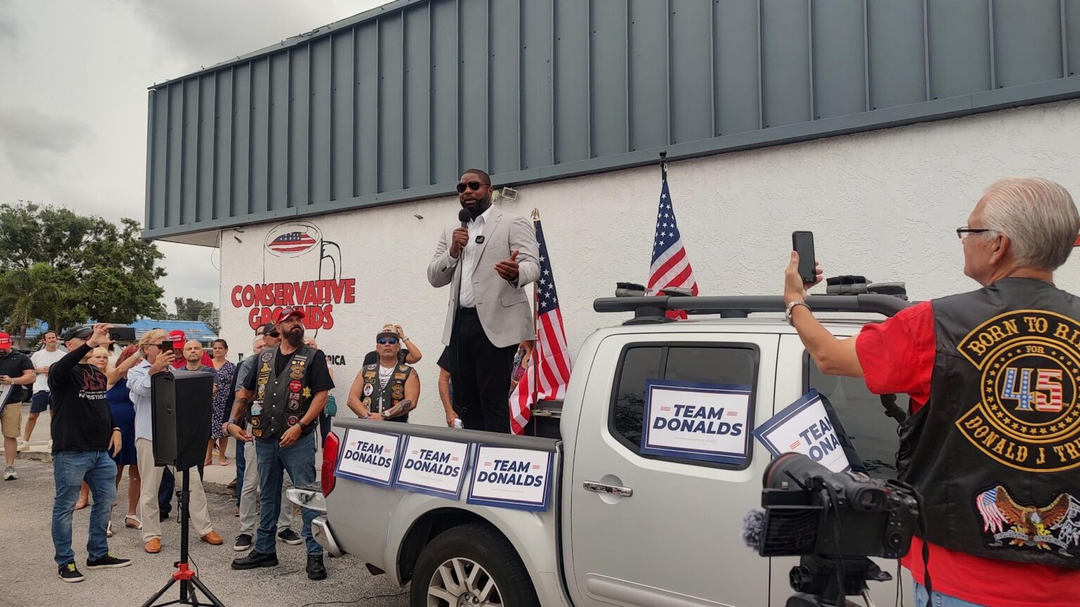Byron Donalds hits the campaign trail