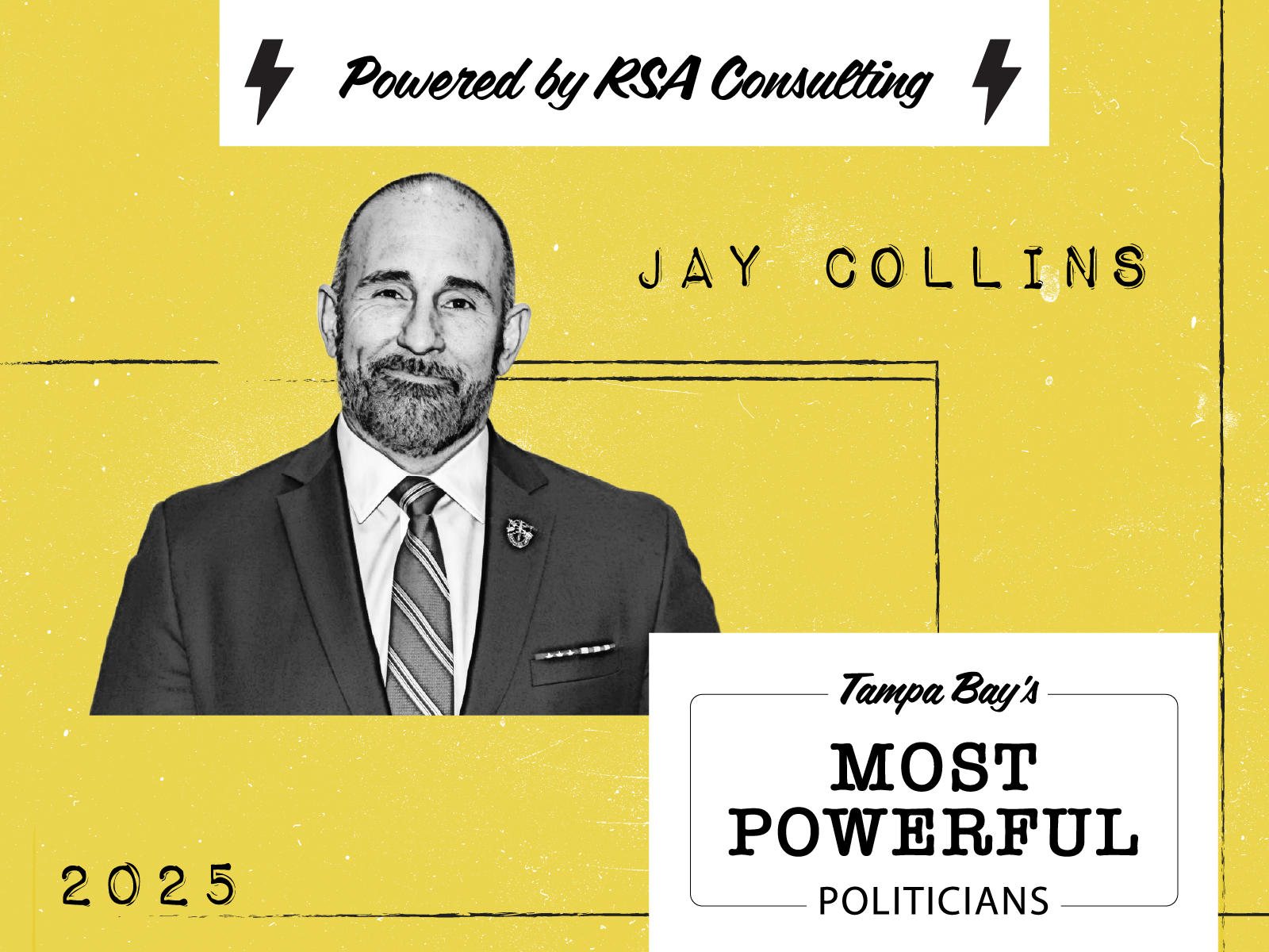 No. 16 on the list of Tampa Bay’s Most Powerful Politicians: Jay Collins