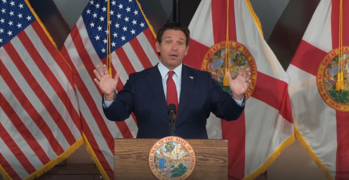 DeSantis Rumble fort lauderdale