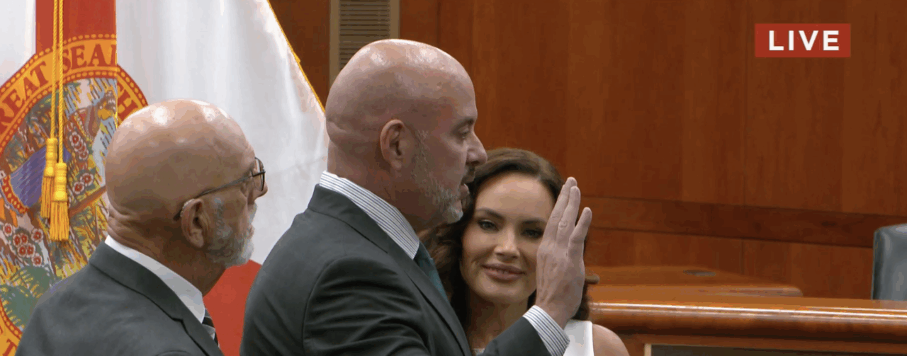 Former state Sen. Blaise Ingoglia is sworn in as the new chief financial officer July 21, 2025.