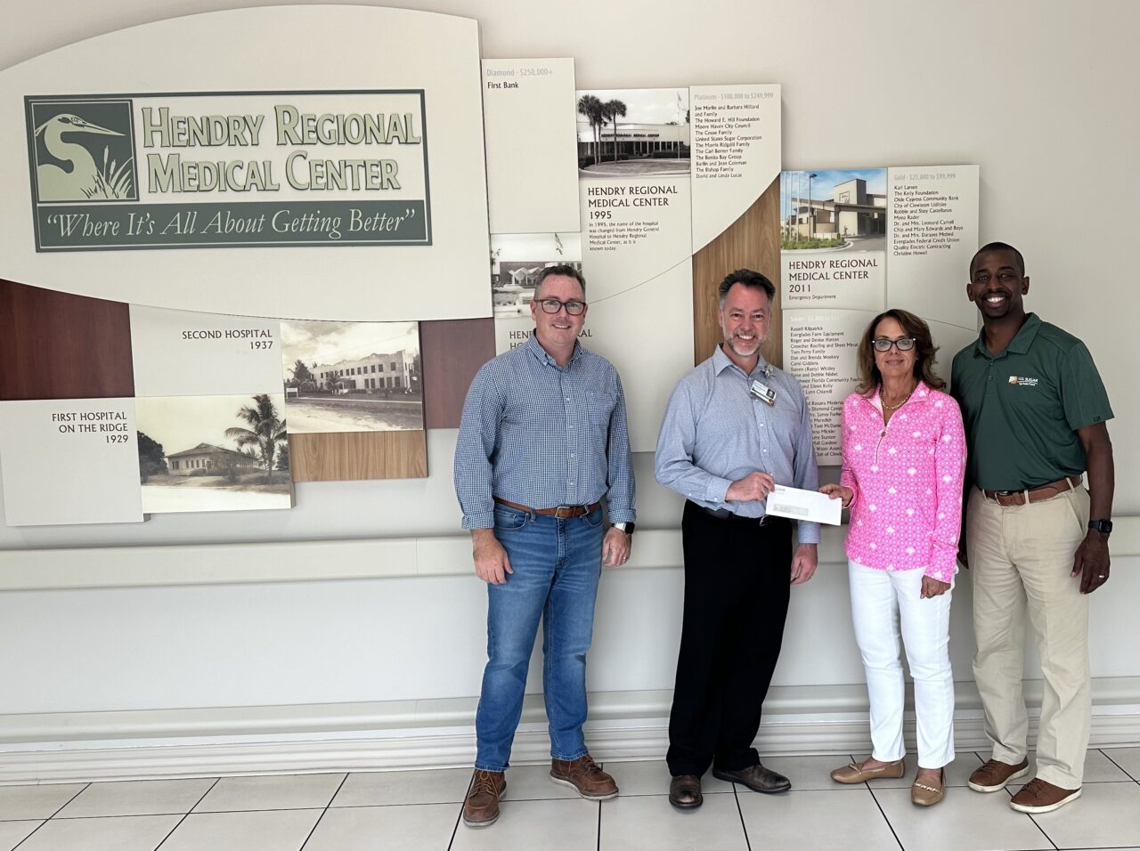 Hendry Regional Medical Center Ryan Duffy, David Theroux, Elaine Wood, Brannan Thomas