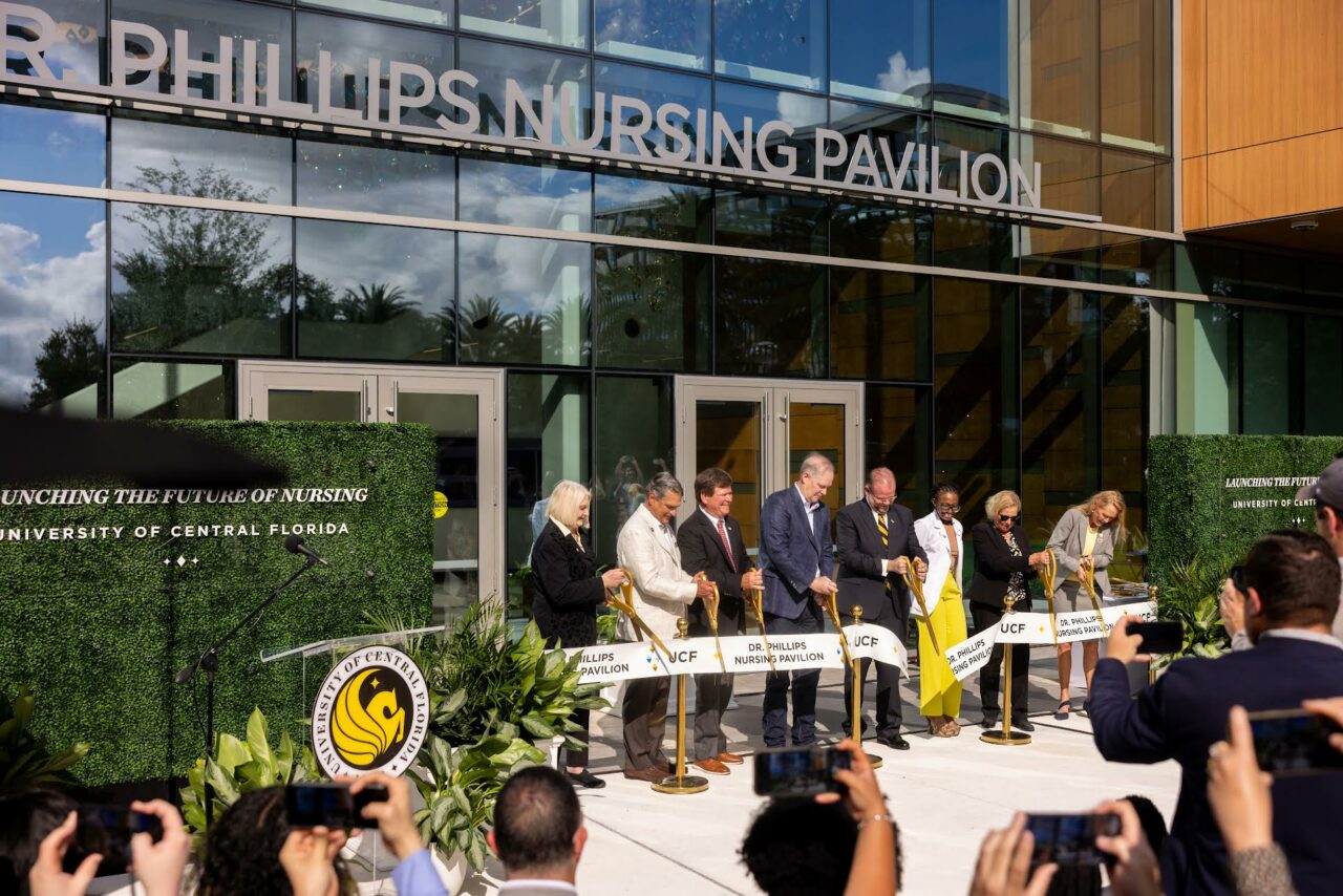 Groundbreaking ceremony Aug. 18, 2025 of Dr. Phillips Nursing Pavilion. Image via UCF.