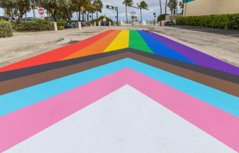 Fort Lauderdale Progress (Pride) Crosswalk -- Visit Lauderdale